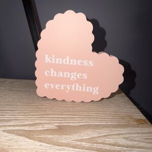 Valentines Day Heart-Shaped Sign